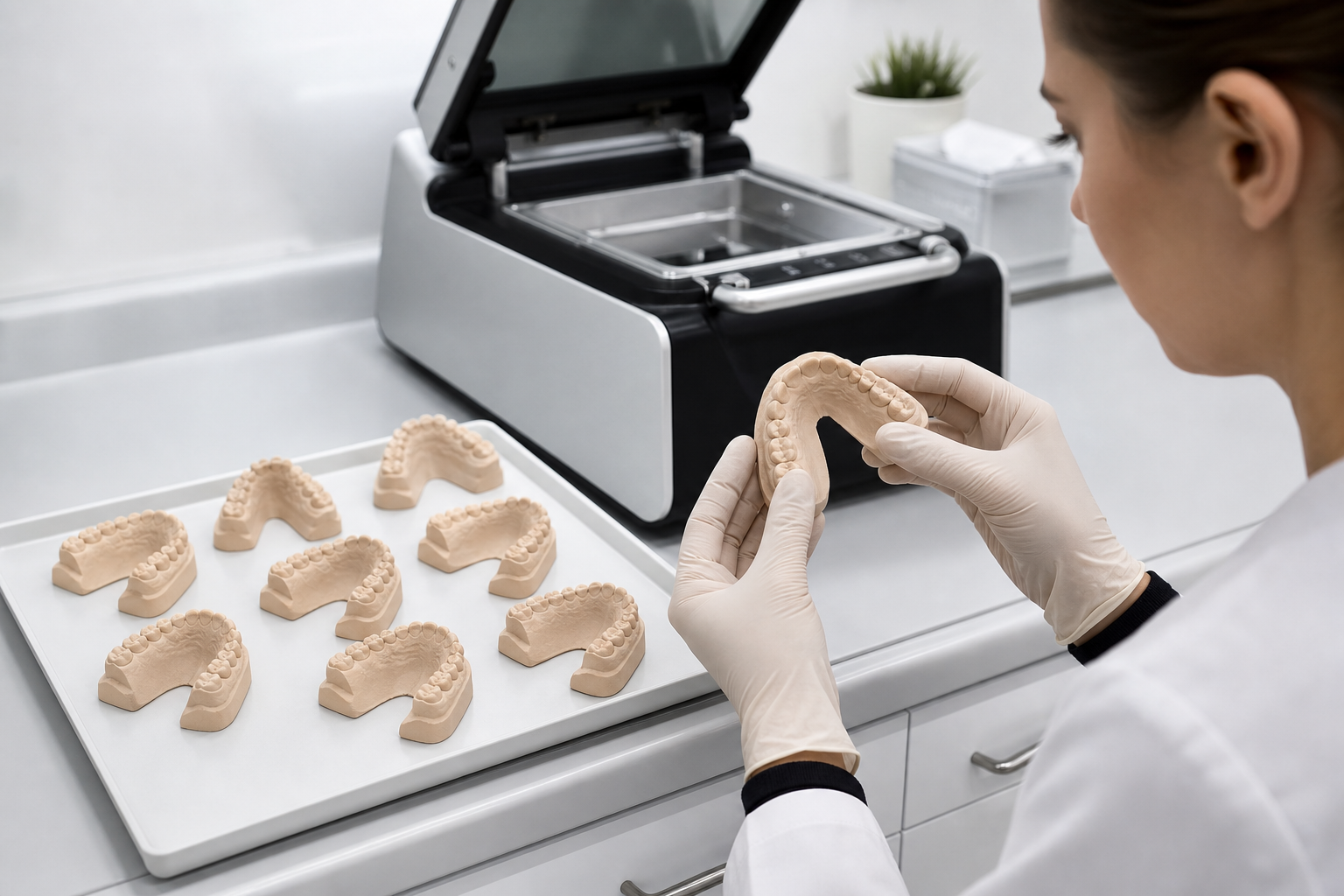 Dry models for thermoforming