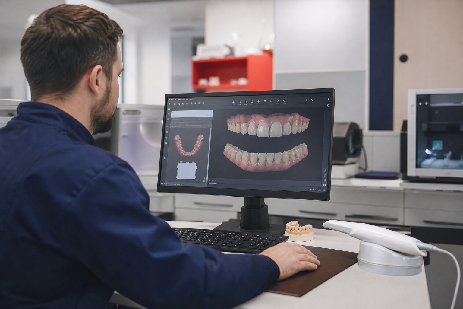 Digital dental scan import