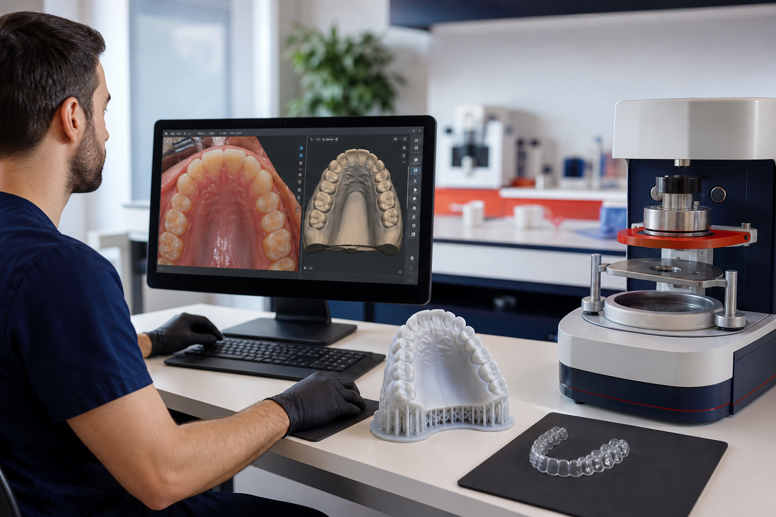 Digital aligner laboratory workflow