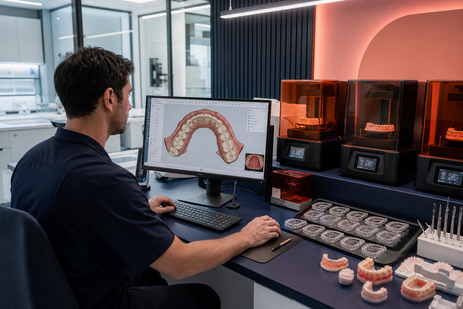 Modern digital orthodontic laboratory