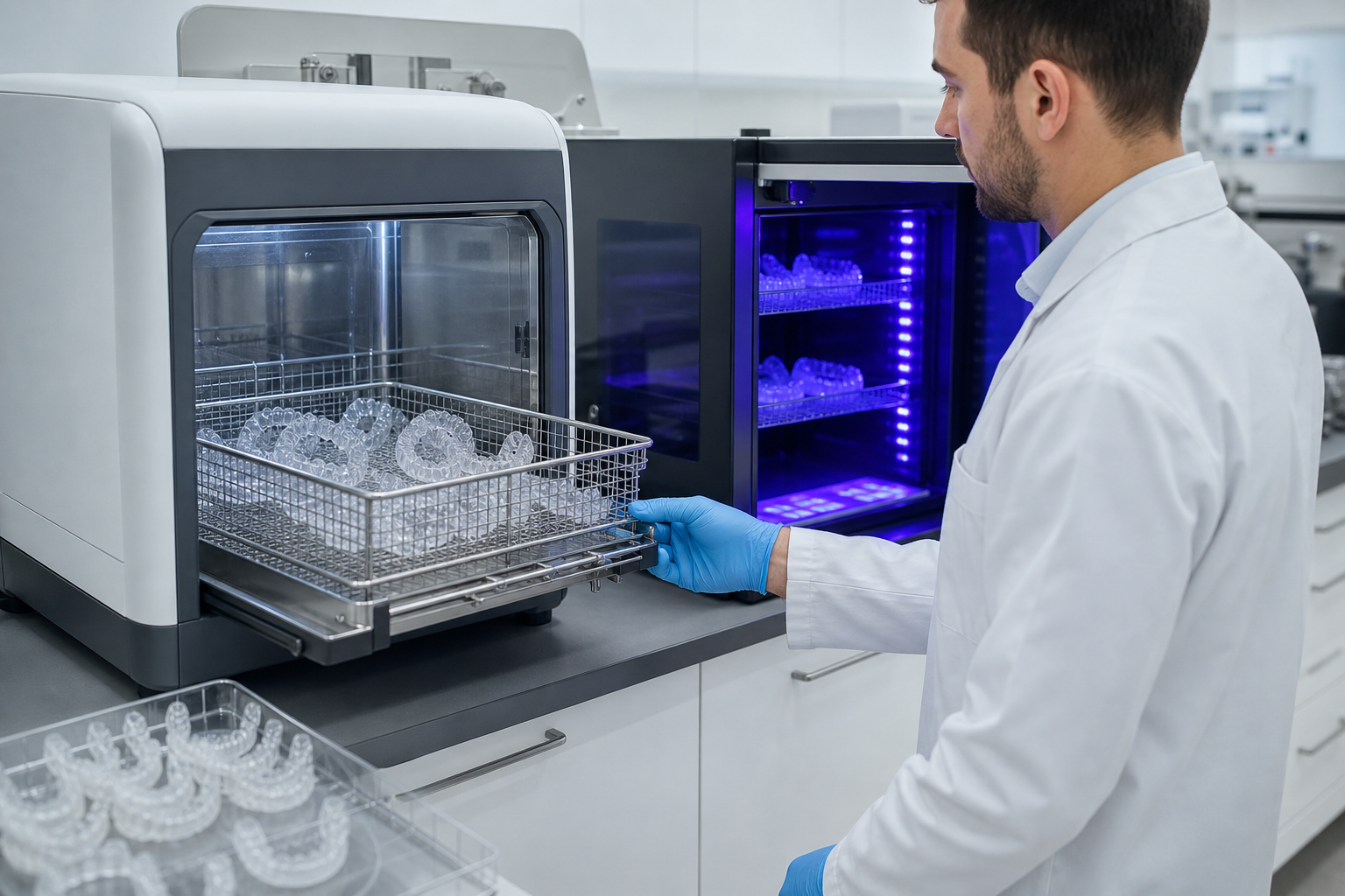 Washing and curing appliances