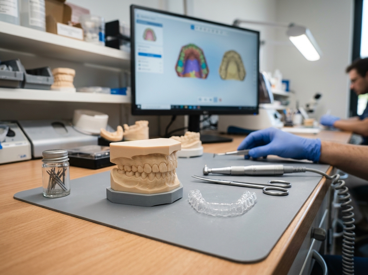 Digital orthodontic lab workflow