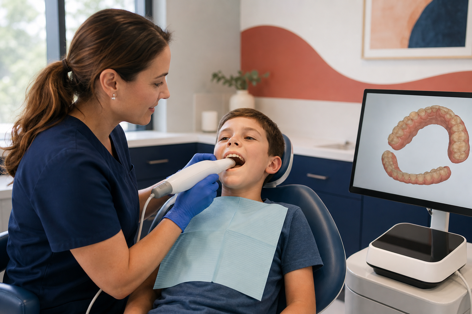 Digital pediatric dental scan